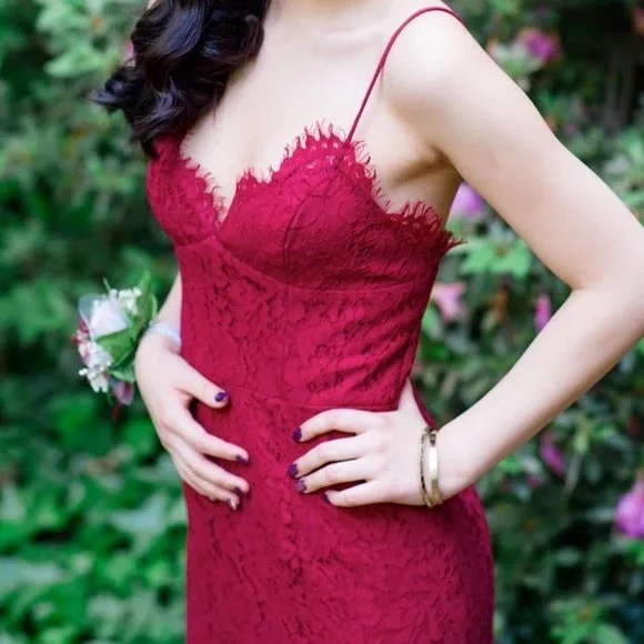 knee length dresses for ladies Lace Fit and Flare Wedding Dress